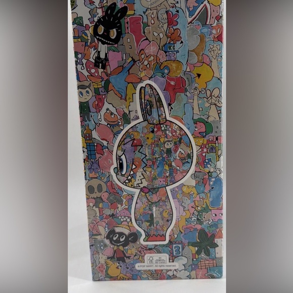 Pop Mart Mega Labubu 400% 10th Anniversary Figure Sealed - Picture 4 of 7